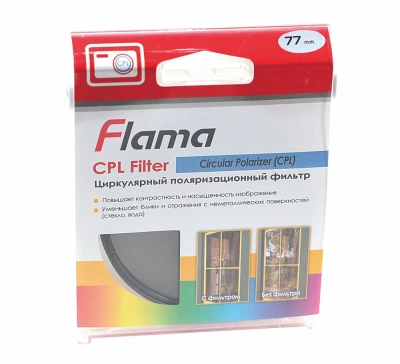 Картинка Светофильтр Flama 77mm. CPL от магазина СКД-Канон