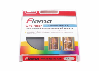 Картинка Светофильтр Flama 77mm. CPL от магазина СКД-Канон