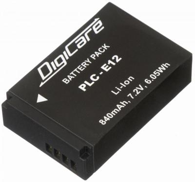 Картинка Аккумулятор DigiCare PLC-E12 / LP-E12 от магазина СКД-Канон