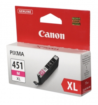 Картинка Картридж Canon CLI-451M XL пурпурный повышенной емкости от магазина СКД-Канон