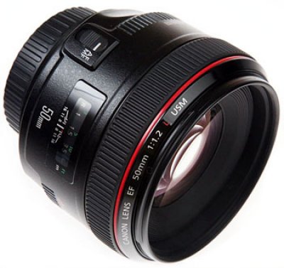 Картинка Объектив Canon EF 50mm f/1.2L USM от магазина СКД-Канон