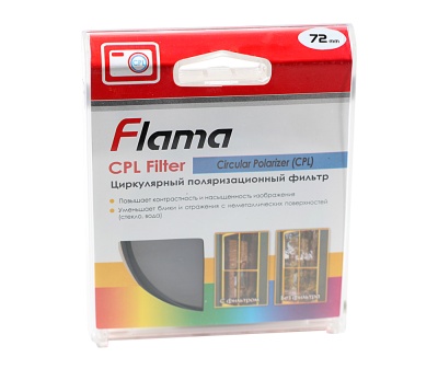 Картинка Светофильтр Flama 72mm. CPL от магазина СКД-Канон