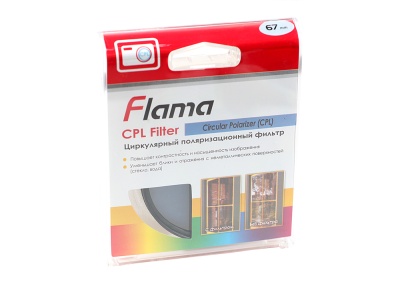 Картинка Светофильтр Flama 67mm. CPL от магазина СКД-Канон