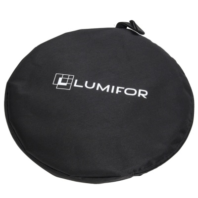 Картинка Отражатель Lumifor LRF-107-GRIP SUN/W, 107 см, (св-золотой/белый) от магазина СКД-Канон
