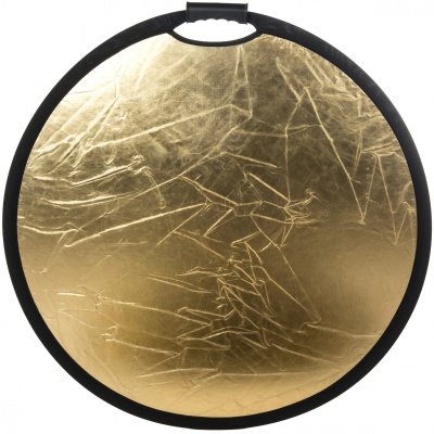 Картинка Отражатель Lumifor LRF-80-GRIP S/G, 80 см, (серебряный/золотой) от магазина СКД-Канон
